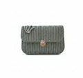 Handmade Canvas Needlework Clutch