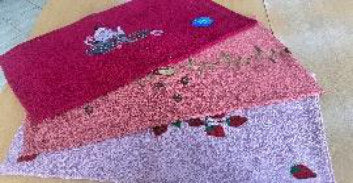 Appliquéd Kitchen Mat