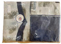 Bed Sheet Set 180 cm – Navy & Print