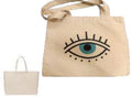 Custom Printed Wide Canvas Tote Bag