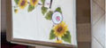 Hand-Painted Floral Tablecloth 150×150