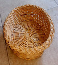 Round Wicker Bread Basket