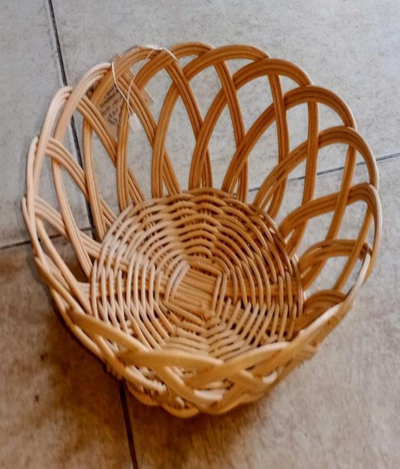 Tall Open-Weave Bread Basket