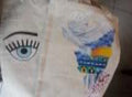 Hand-Painted Canvas Tote